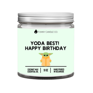 Yoda Best! Happy Birthday Candle