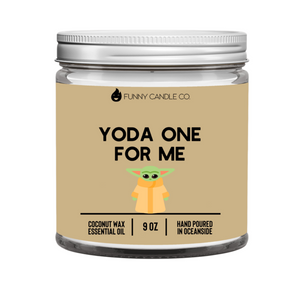 Yoda One For Me Candle