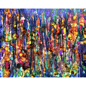 Abstract Forest Art Print