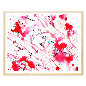 Cherry Blossoms in Pink Art Print