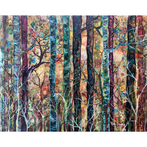 Dream Forest at Dusk Art Print