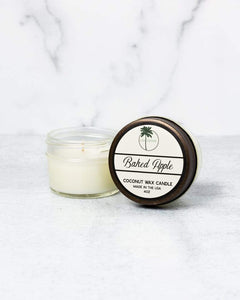Baked Apple Scent Organic Coconut Wax Candle