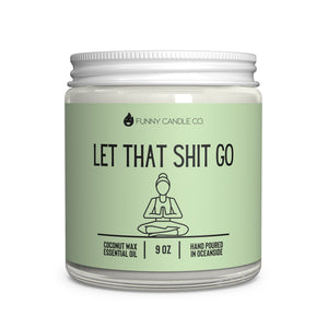 Let That Sh*t Go (Green) Candle