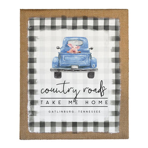 Country Roads Take Me Home - Canvas Wall Art