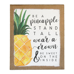 Be A Pineapple - Canvas Wall Art