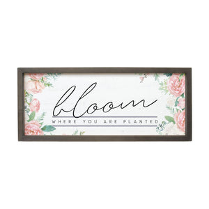 Bloom Where You Are Planted Farmhouse Frame