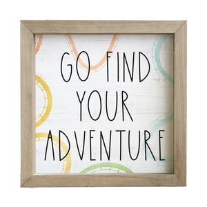 Go Find Your Adventure Rustic Frame