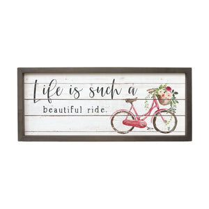 Life Is Such A Beautiful Ride Farmhouse Frame