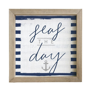 Seas The Day Rustic Frame