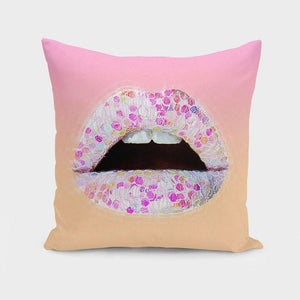 Ultra Punch Noise of Glitter Throw Pillow Cover