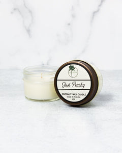 Just Peachy Scent Organic Coconut Wax Candle