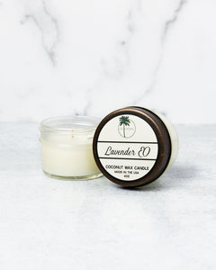 Lavender Scent Organic Coconut Wax Candle